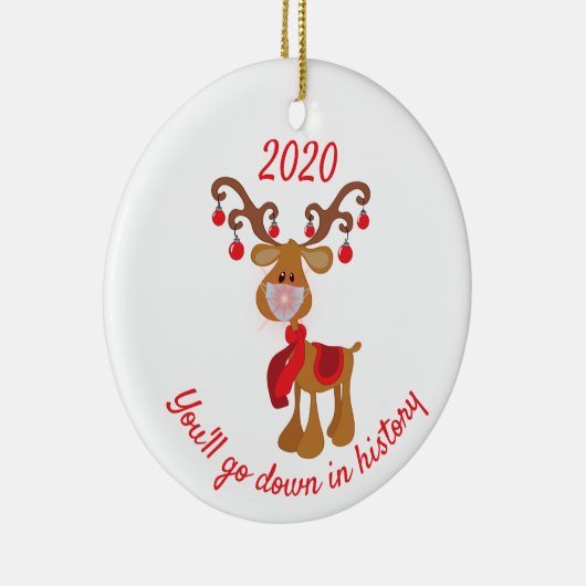 Décoration En Céramique Noël s'effondre dans l'histoire Rudolph 2020 (Droite)