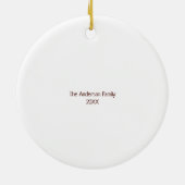 Décoration En Céramique Noël Snow Globe (Dos)