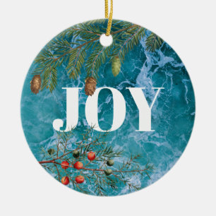 Décoration En Céramique Noël Summer Ocean Beach Joie