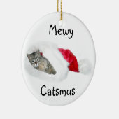 Décoration En Céramique Noël Tabby kitten (Droite)