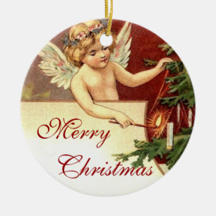 Décoration En Céramique Noël vintage