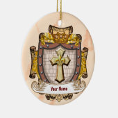 Décoration En Céramique Nom de famille Aurum (Droite)