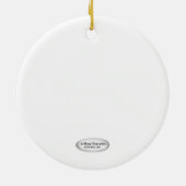 Décoration En Céramique Nom de famille Aurum (Dos)