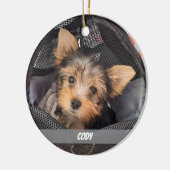 Décoration En Céramique Nom de l'animal de compagnie ou du chat (Gauche)