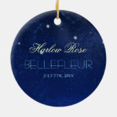 Décoration En Céramique Nom fait sur commande de la constellation | de (Dos)