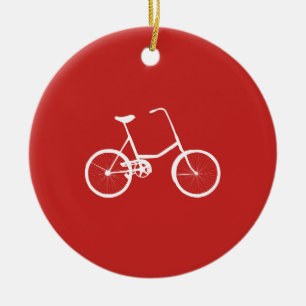 Décoration En Céramique Nom personnalisé Boys Vélo