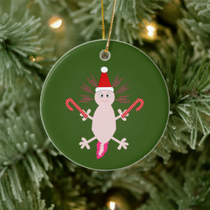 Décoration En Céramique Nom personnalisé de l'axe de Noël