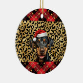 Décoration En Céramique Nom personnalisé Doberman Pinscher chien chapeau d (Droite)