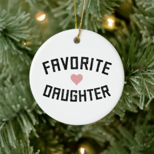 Décoration En Céramique Nom personnalisé Favori Fille Famille Réunion Amus