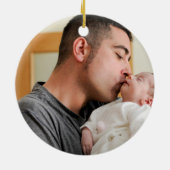 Décoration En Céramique Nom rustique Bear Heart Birth (Dos)