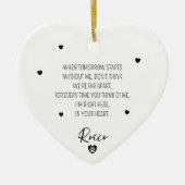 Décoration En Céramique Nom simple de l'animal (Devant)