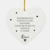 Décoration En Céramique Nom simple de l'animal (Dos)