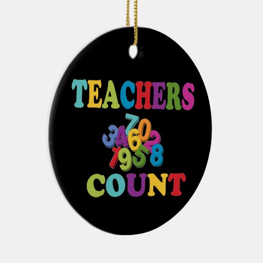 Décoration En Céramique Nombre d'enseignants Noël (Droite)