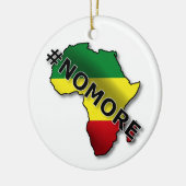 Décoration En Céramique #NoMore/Abiy Ahmed Ali (Gauche)