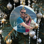 Décoration En Céramique Noms minimalistes de Noël personnalisés<br><div class="desc">Cette conception peut être personnalisée en choisissant l'option Modifier la conception. Vous pouvez également transférer sur d'autres objets. Contactez-moi à l'adresse colorflowcreations@gmail.com ou utilisez l'option conversation en haut de la page si vous souhaitez avoir cette conception sur un autre produit ou avez besoin d'aide. Voir d'autres de mes dessins ou...</div>
