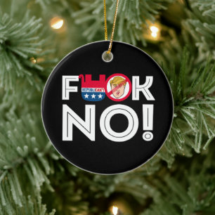 Décoration En Céramique Non à Trump Républicains -- Anti-Trump Design - -
