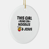 DÉCORATION EN CÉRAMIQUE NOODLES ET JÉSUS (Droite)