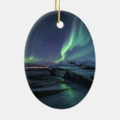 Décoration En Céramique Northern Lights Norvège (Dos)