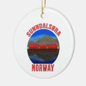 Décoration En Céramique Norvège Sunndalsøra Voyage Norvège (Gauche)