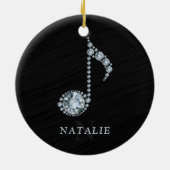 Décoration En Céramique Note Diamants (Dos)