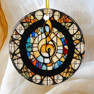 Décoration En Céramique Note musicale