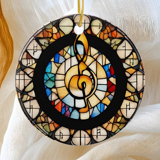 Décoration En Céramique Note musicale