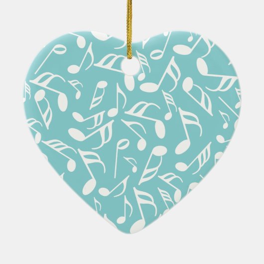 Décoration En Céramique Notes musicales (Dos)