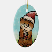 Décoration En Céramique Notice Otis Christmas Oval Ornament (Droite)