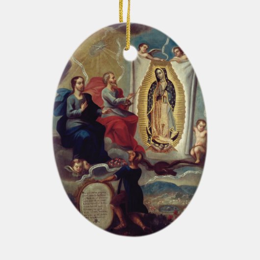 Décoration En Céramique notre dame de guadalupe (Dos)