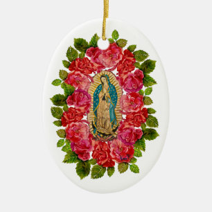 Décoration En Céramique Notre-Dame de Guadalupe