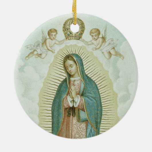 Décoration En Céramique Notre Dame de la Guadalupe (Dos)