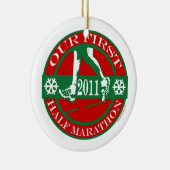 Décoration En Céramique Notre marathon de première moitié - 2011 (Droite)