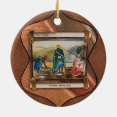 Décoration En Céramique Notre nation arc-en-ciel (Dos)