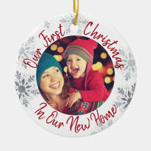 Décoration En Céramique Notre premier Noël dans notre nouvelle maison avec
