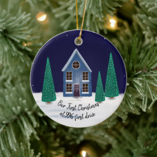 Décoration En Céramique notre premier Noël dans notre nouvelle maison rue