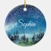 Décoration En Céramique Notre premier Noël de grand-parents (Dos)