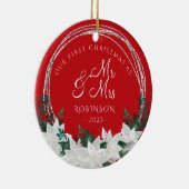 Décoration En Céramique Notre premier Noël de Noël (Droite)