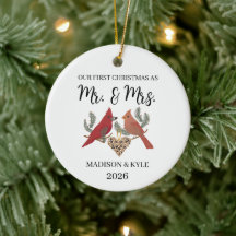 Notre Premier Noël en Tant que Couple Cardinal