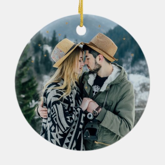 Décoration En Céramique Notre Premier Noël Engagé Simple (Dos)