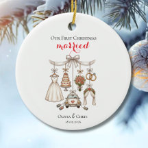 Notre Premier Noël Mariés Monsieur et Madame
