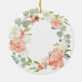 Décoration En Céramique Notre premier Noël ornementent ensemble (Dos)