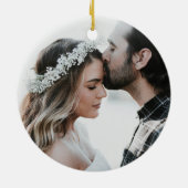 Décoration En Céramique Notre première photo masquée de Noël en pandémie (Dos)