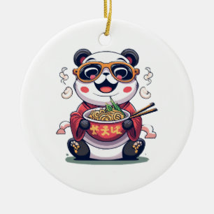Décoration En Céramique Nouilles de Panda