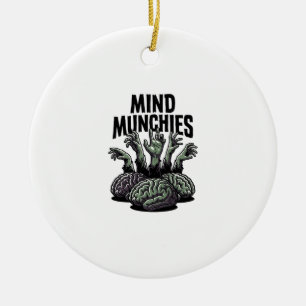 Décoration En Céramique Nourriture de cerveau de mort-vivant Vintage Mains