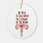 Décoration En Céramique Nous devons parler de l'éléphant dans le ventre (Gauche)