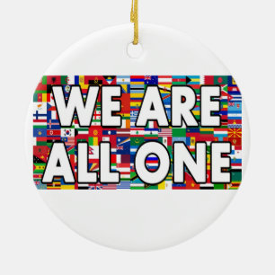 Décoration En Céramique Nous Sommes Tous Un