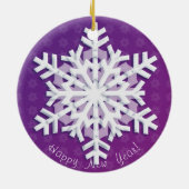 Décoration En Céramique Nous vous souhaitons un joyeux Noël ! Bonne année (Dos)