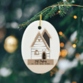 Décoration En Céramique Nouveau Accueil Premier Noël personnalisé