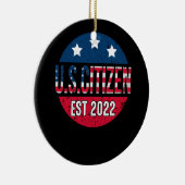 Décoration En Céramique Nouveau citoyen américain est 2022 Immigrant améri (Droite)