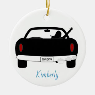 Décoration En Céramique Nouveau conducteur Lecteur de main droite Femme